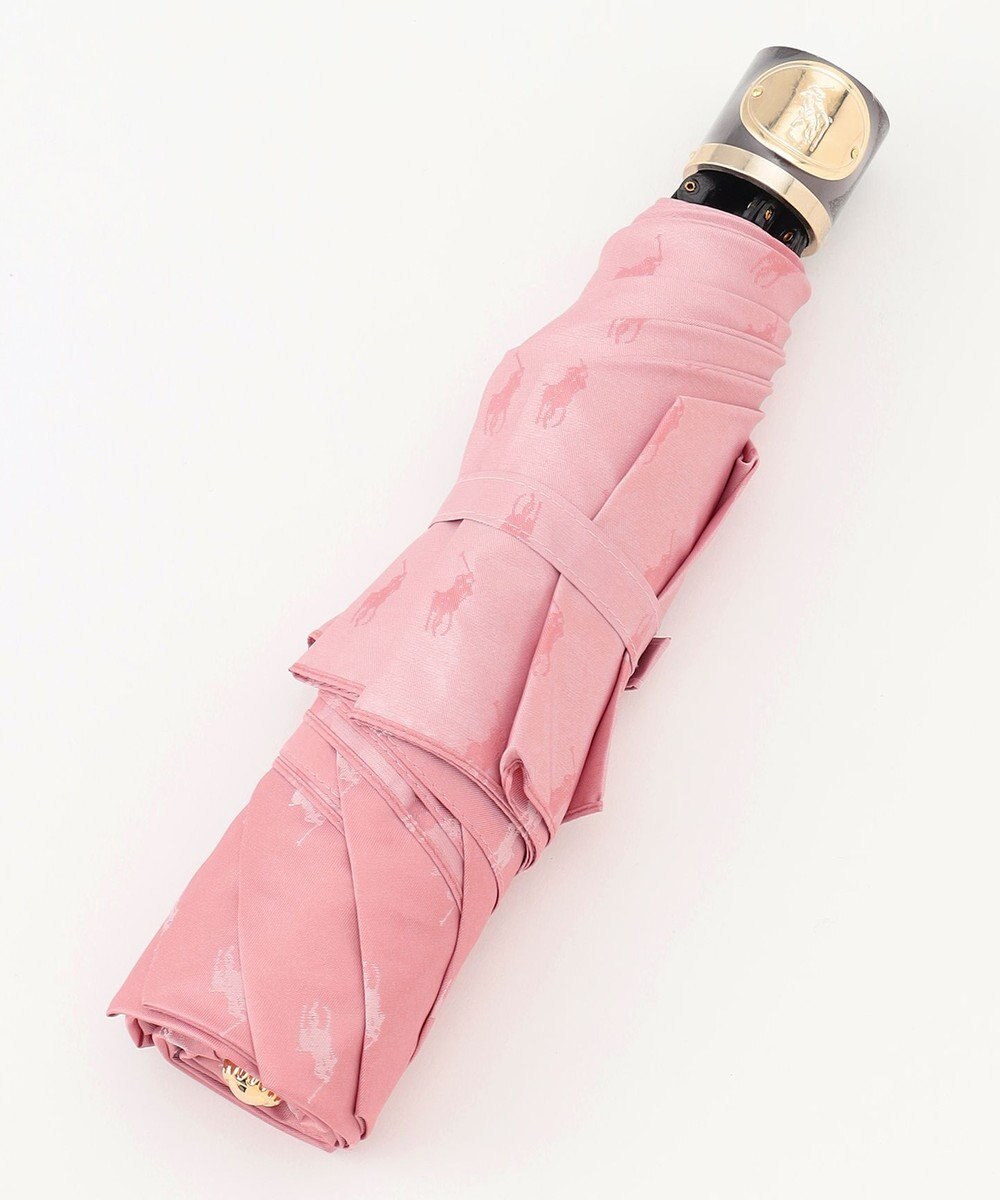 MOONBAT POLO RALPH LAUREN(ポロ ラルフローレン)折りたたみ傘 PPジャカード 