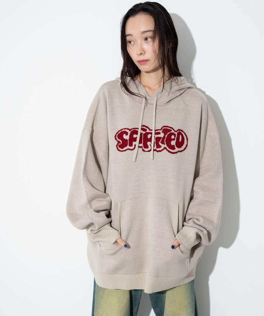 WEGO 【ユニセックス着用ITEM】ジャガードグラフィックパーカー 