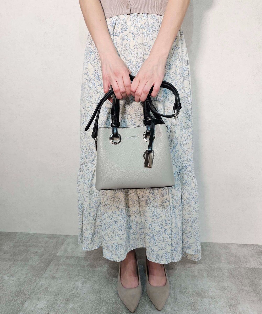 style code 【MERCURYDUO/マーキュリーデュオ】メタルアイレット　ミニショルダーバッグ、ハンドバッグ 