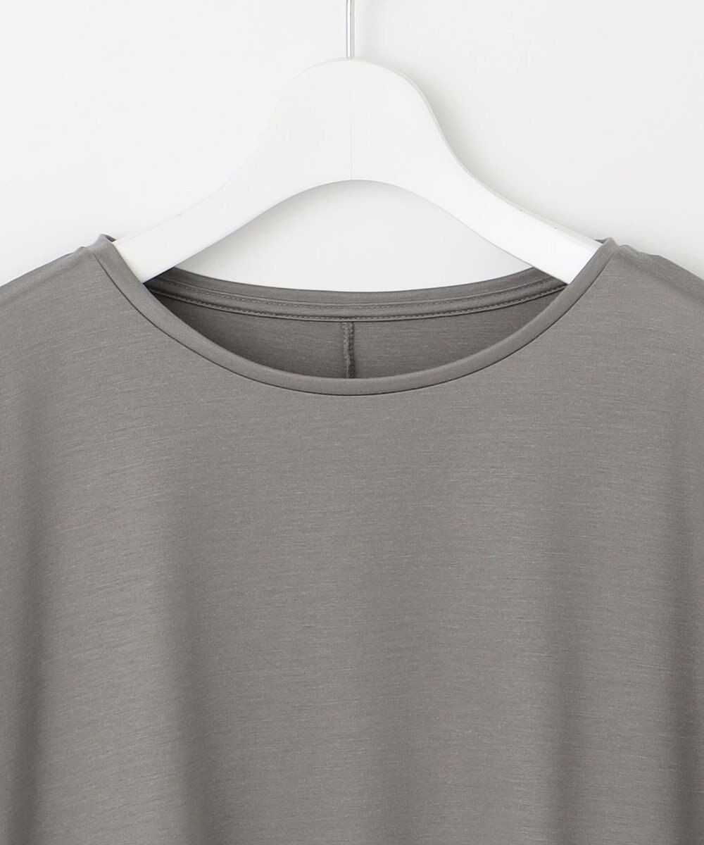 自由区 【洗える】ブラウスライクジャージー カットソー 