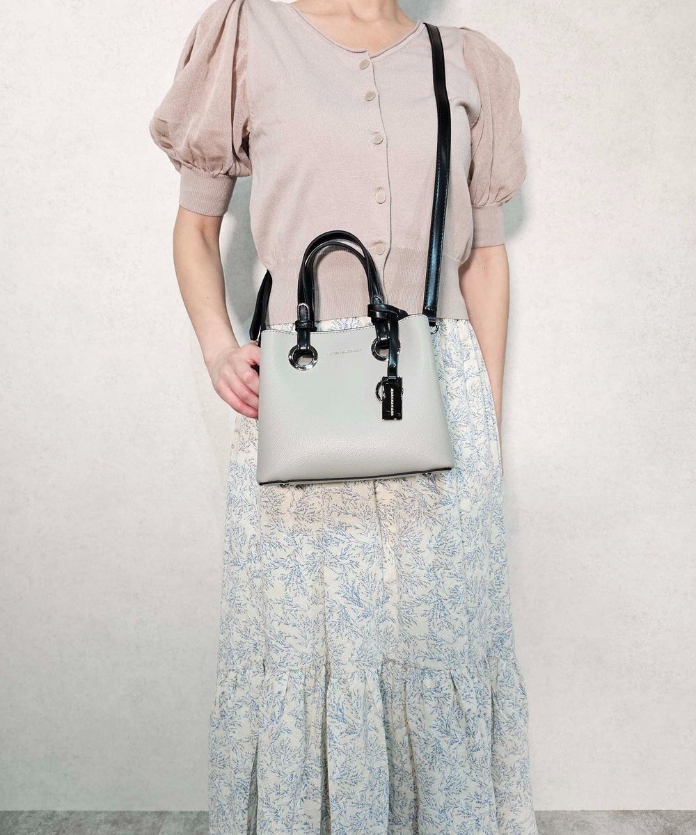 style code 【MERCURYDUO/マーキュリーデュオ】メタルアイレット　ミニショルダーバッグ、ハンドバッグ 