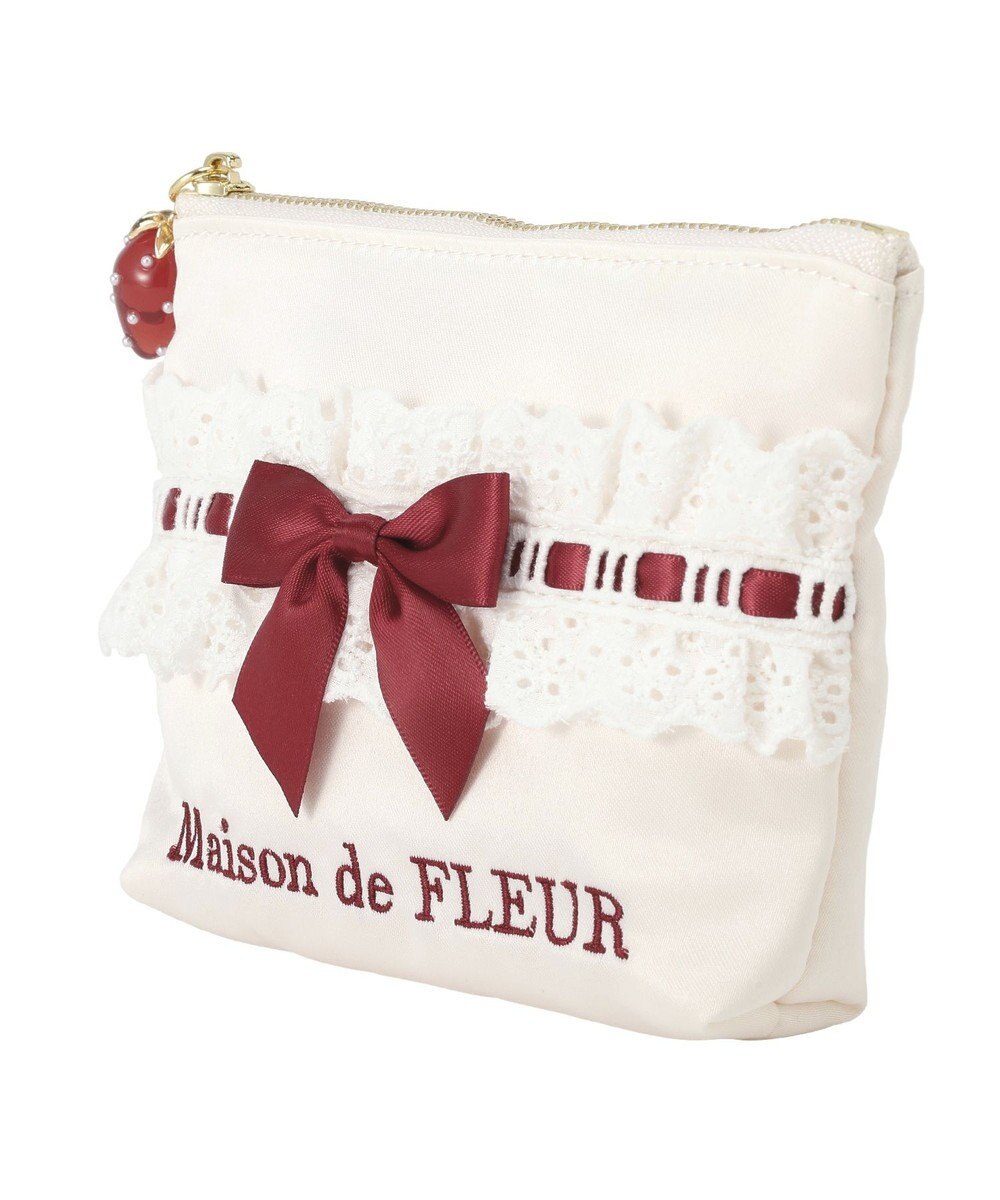 Maison de FLEUR ガトーフレーズスクエアポーチ 