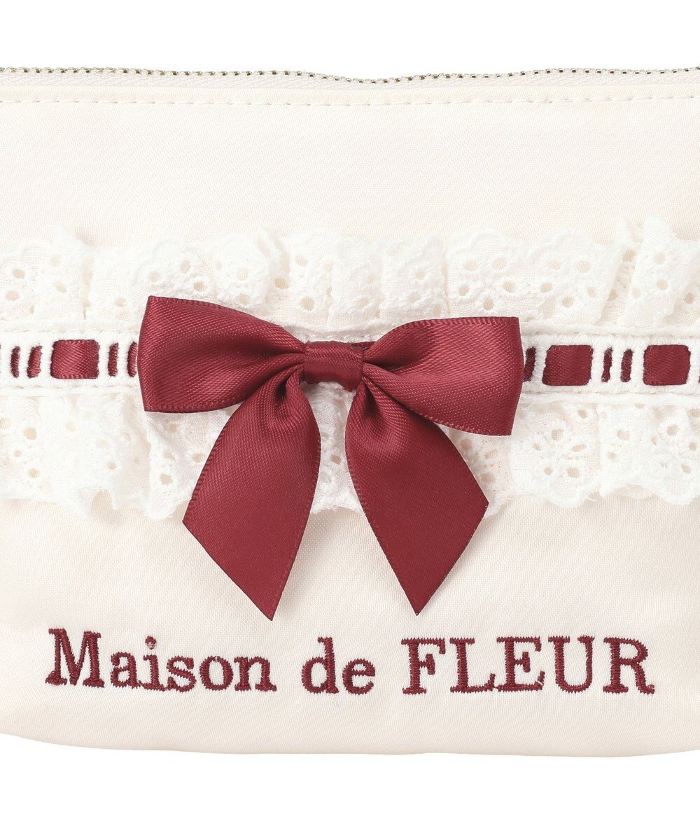 Maison de FLEUR ガトーフレーズスクエアポーチ 