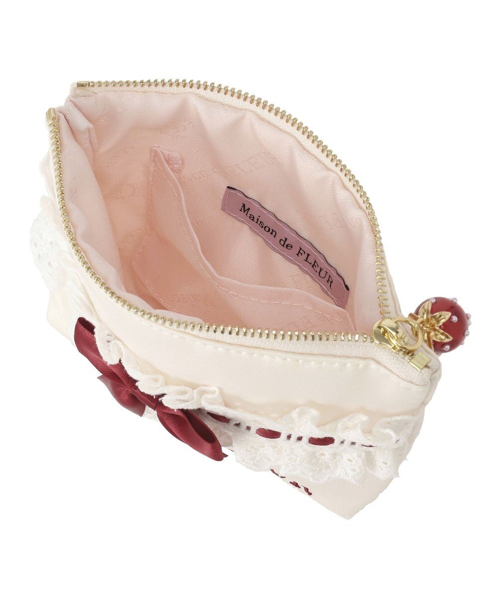 Maison de FLEUR ガトーフレーズスクエアポーチ 