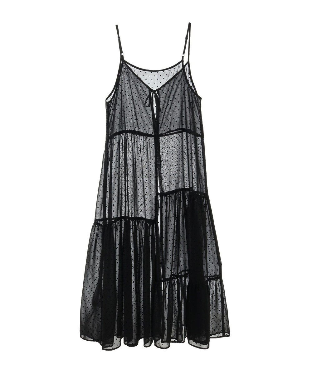 AMERICAN HOLIC ティアードドットキャミワンピース 