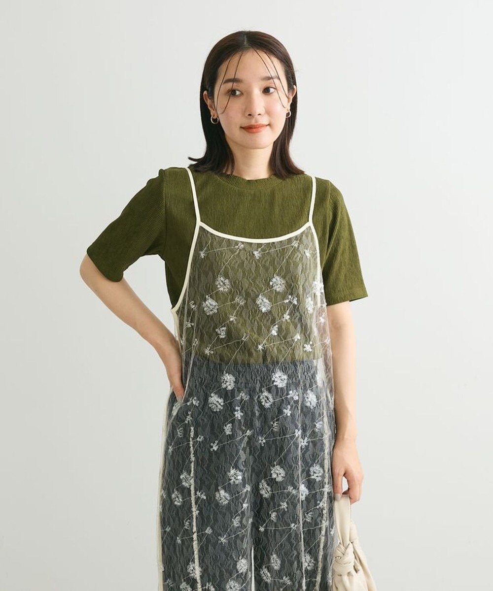 Green Parks スパンコールキャミワンピース 