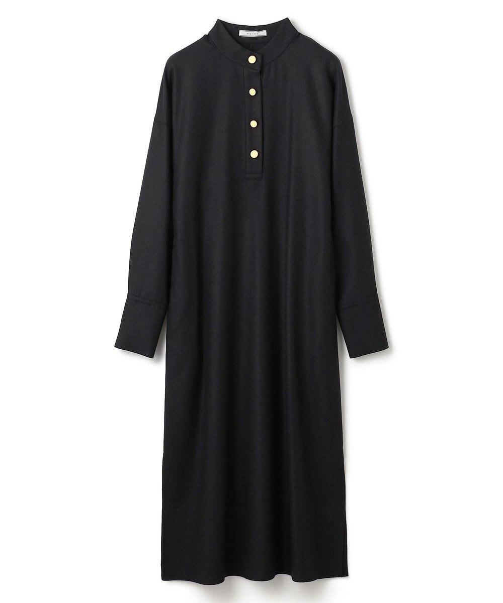 BEIGE， TERNES / ドルマンスリーブウールワンピース 