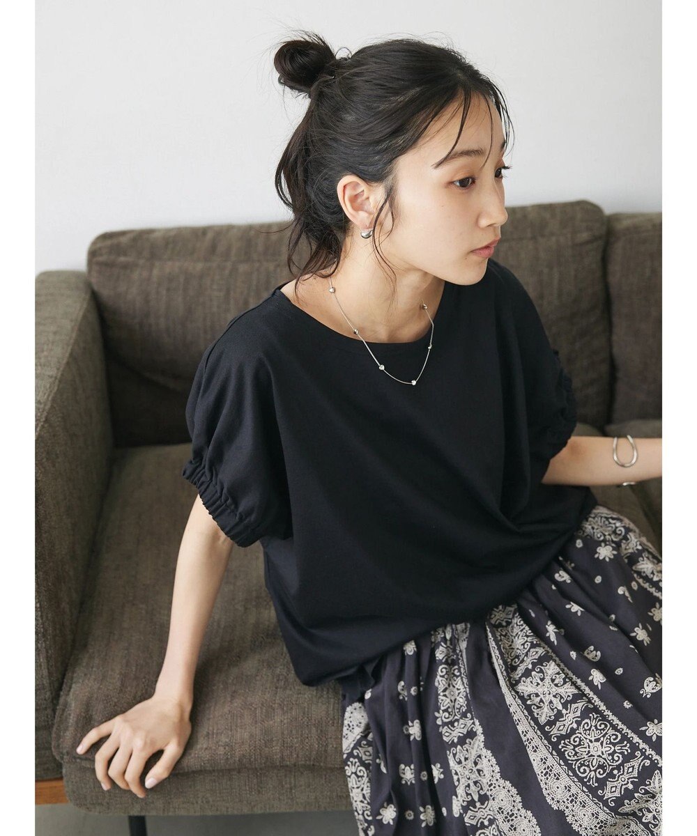 CRAFT STANDARD BOUTIQUE 【ＵＶカット】ギャザースリーブプルオーバー 