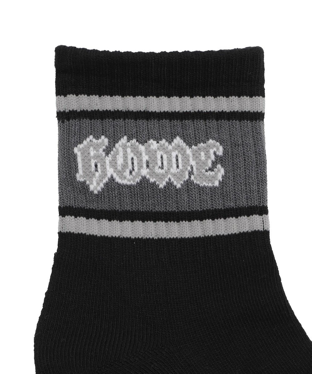 WEGO ラインロゴハイアンクルソックス 