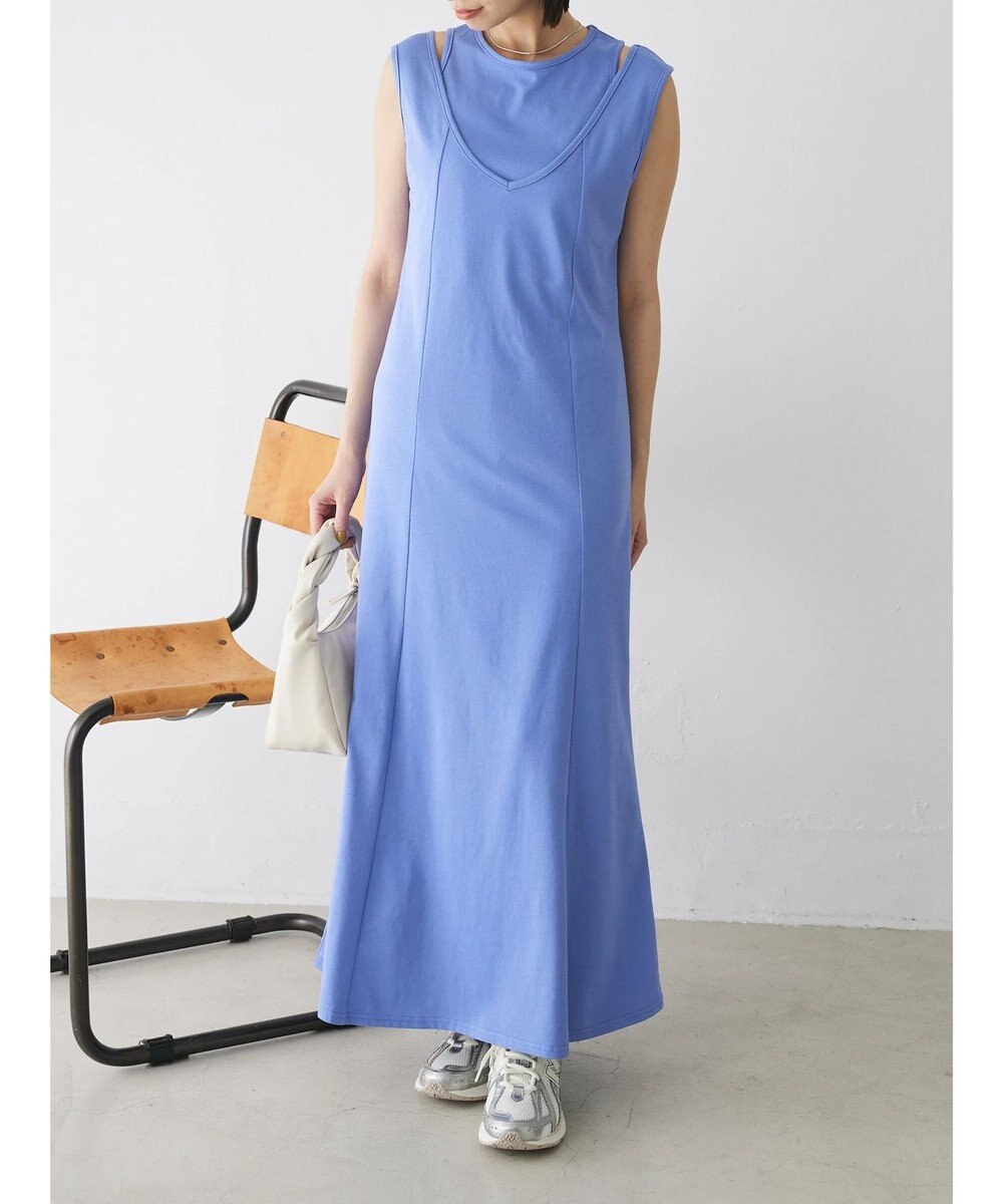 Green Parks カットワークデザインカットソーワンピース 