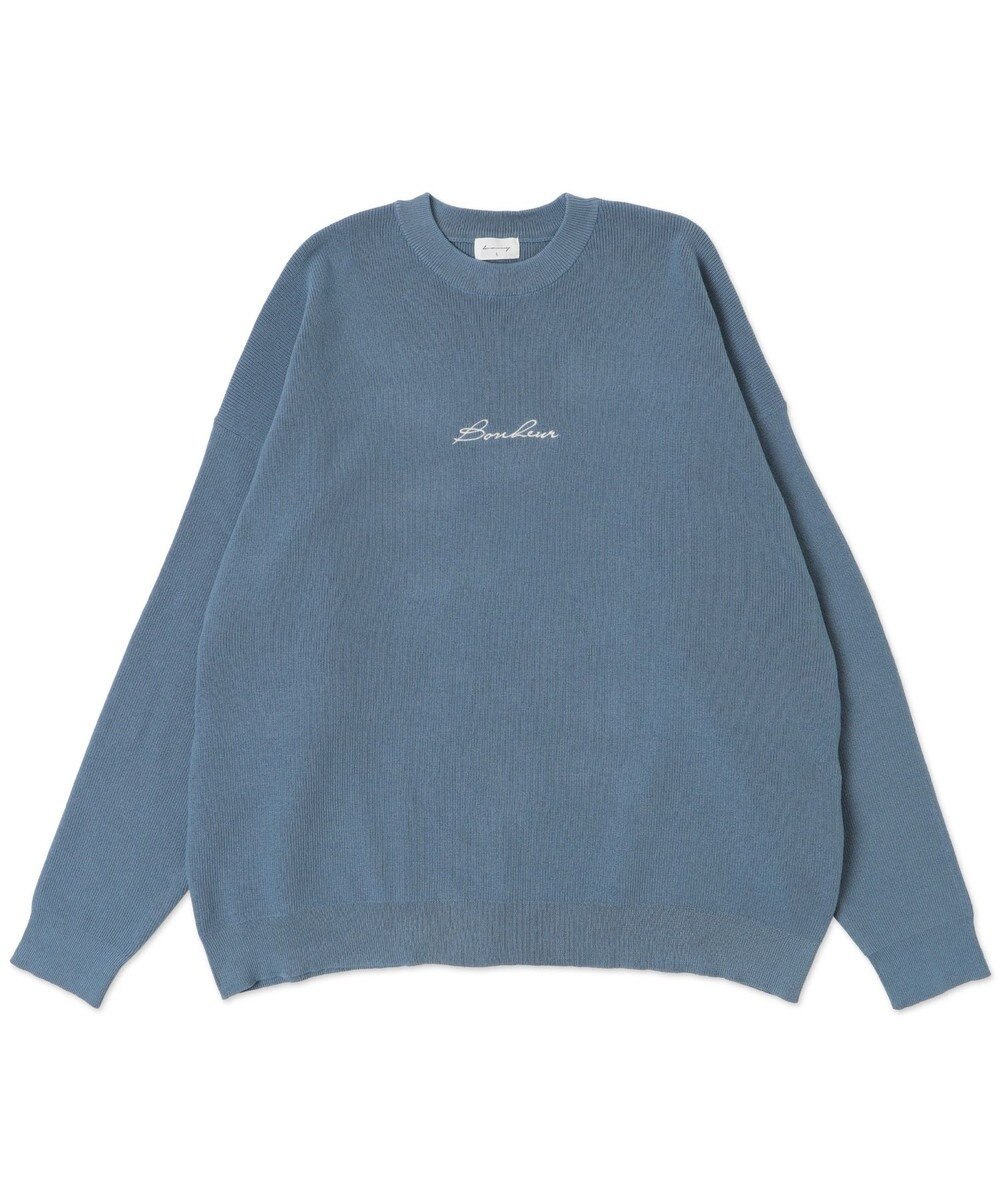 WEGO 【2点SET】アクセ付きワンポイントニットプルオーバー 