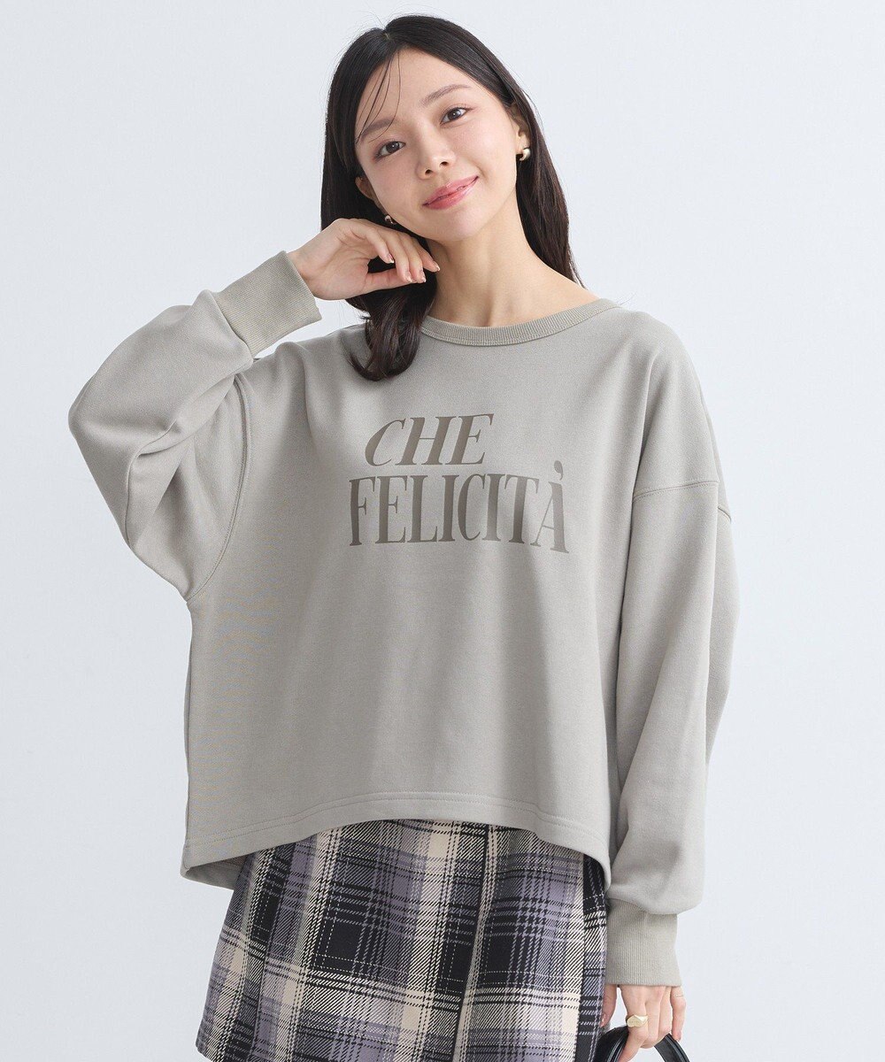 earth music&ecology アソートロゴスウェット 