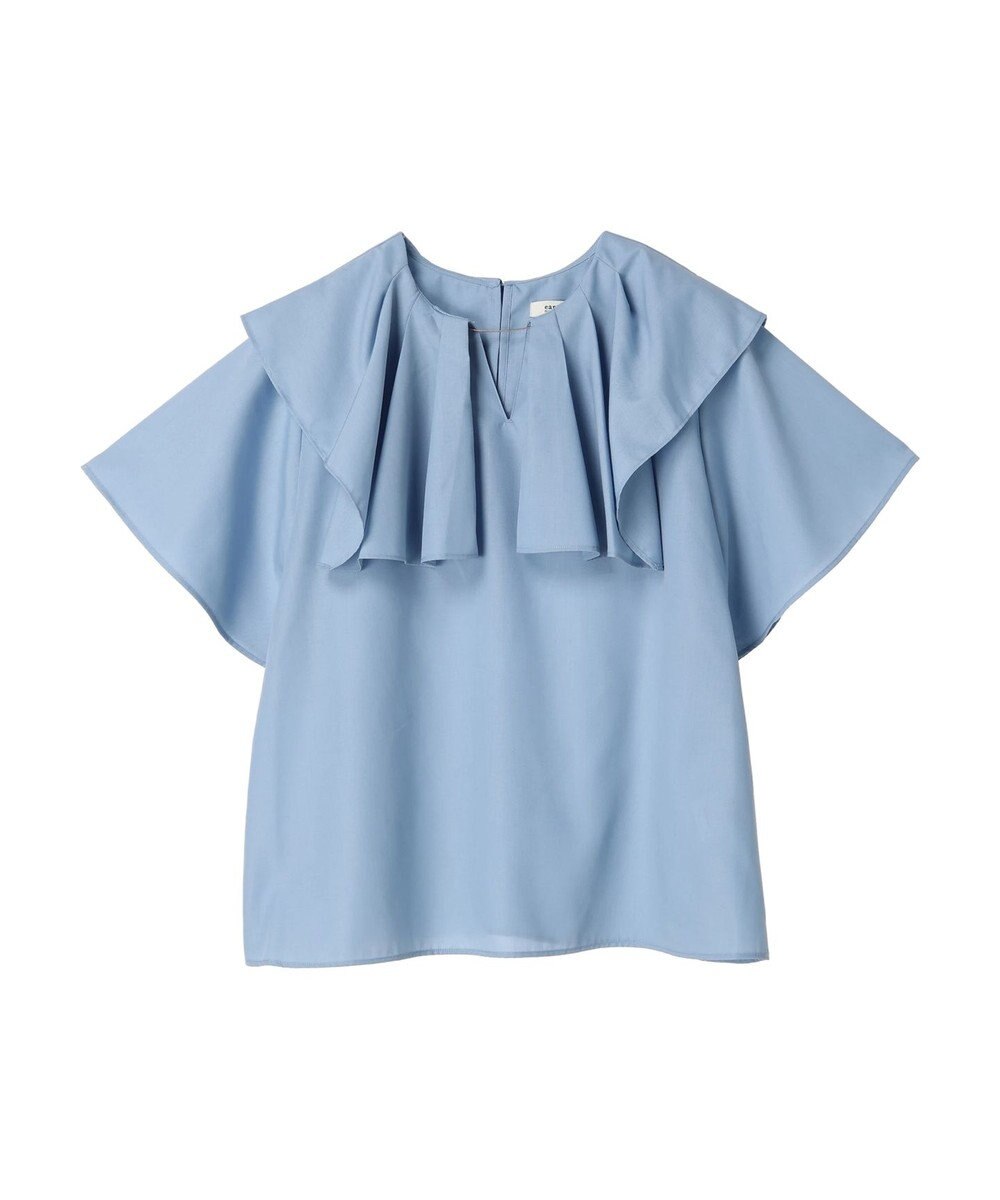 earth music&ecology ビッグカラーチェーンブラウス 