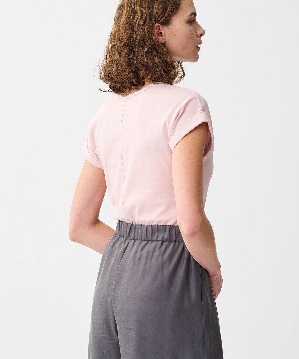 uncrave ダブルフェイスジャージー 2WAYスリットトップス 