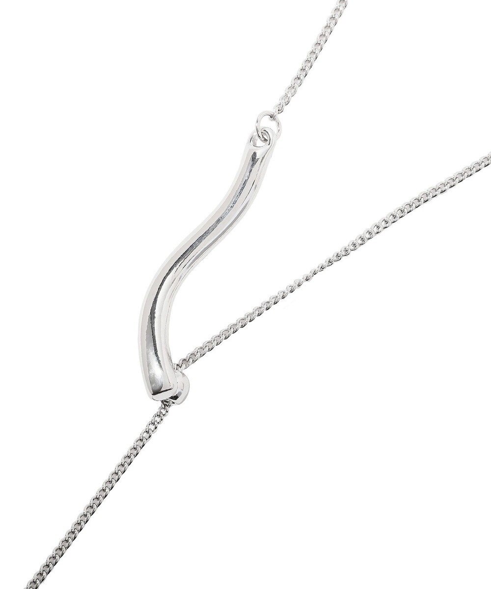 YECCA VECCA ウェービーメタルスライドラリエット 