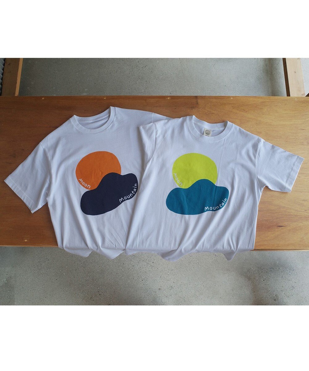 nitorito 【UNISEX】mountain&moon Tシャツ 