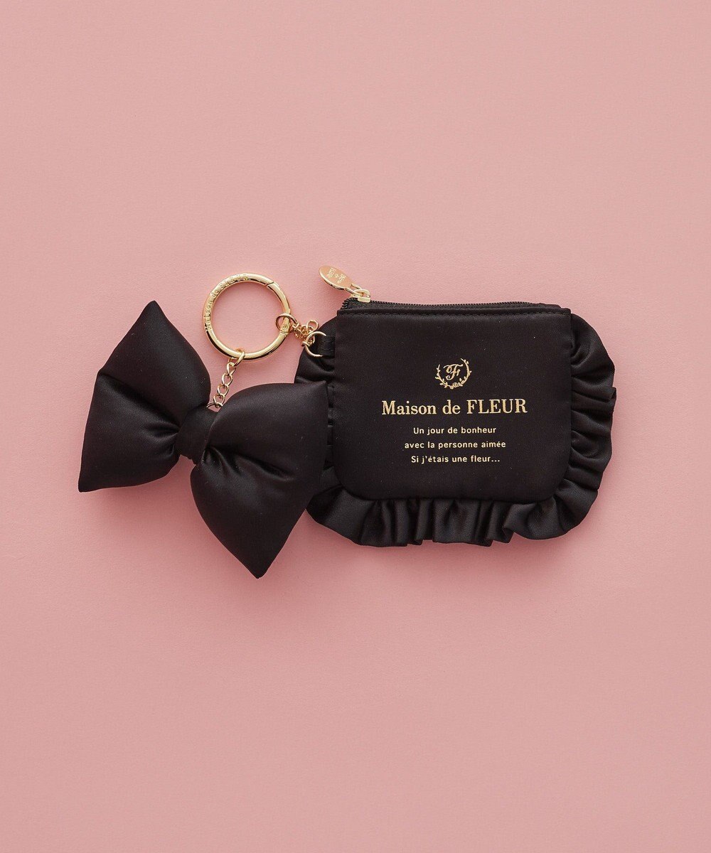 Maison de FLEUR ブランドロゴポーチチャーム 