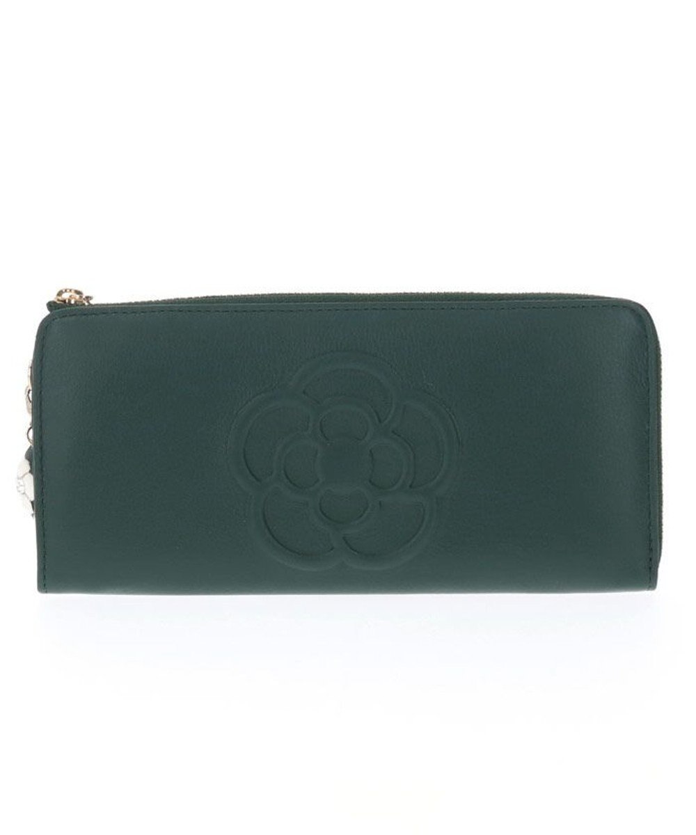 CLATHAS ワッフル　Lファスナー長財布 