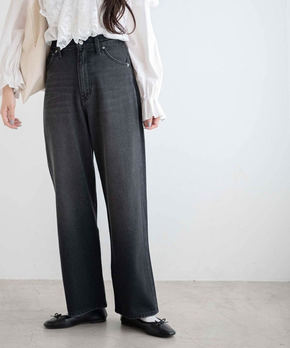 WEGO ルーズストレートデニムパンツ 