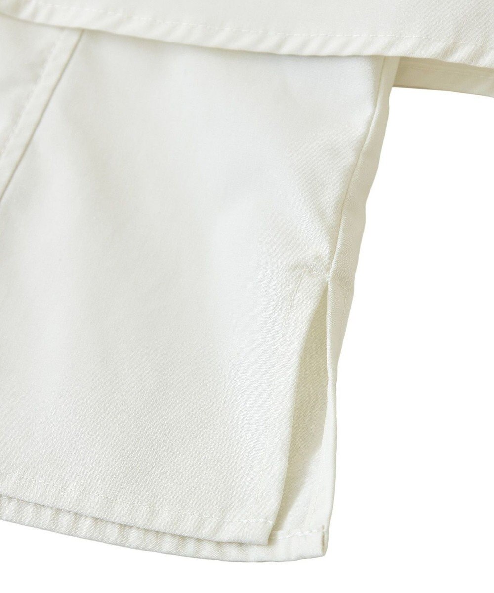 earth music&ecology ロールアップスリーブボクシーシャツ 