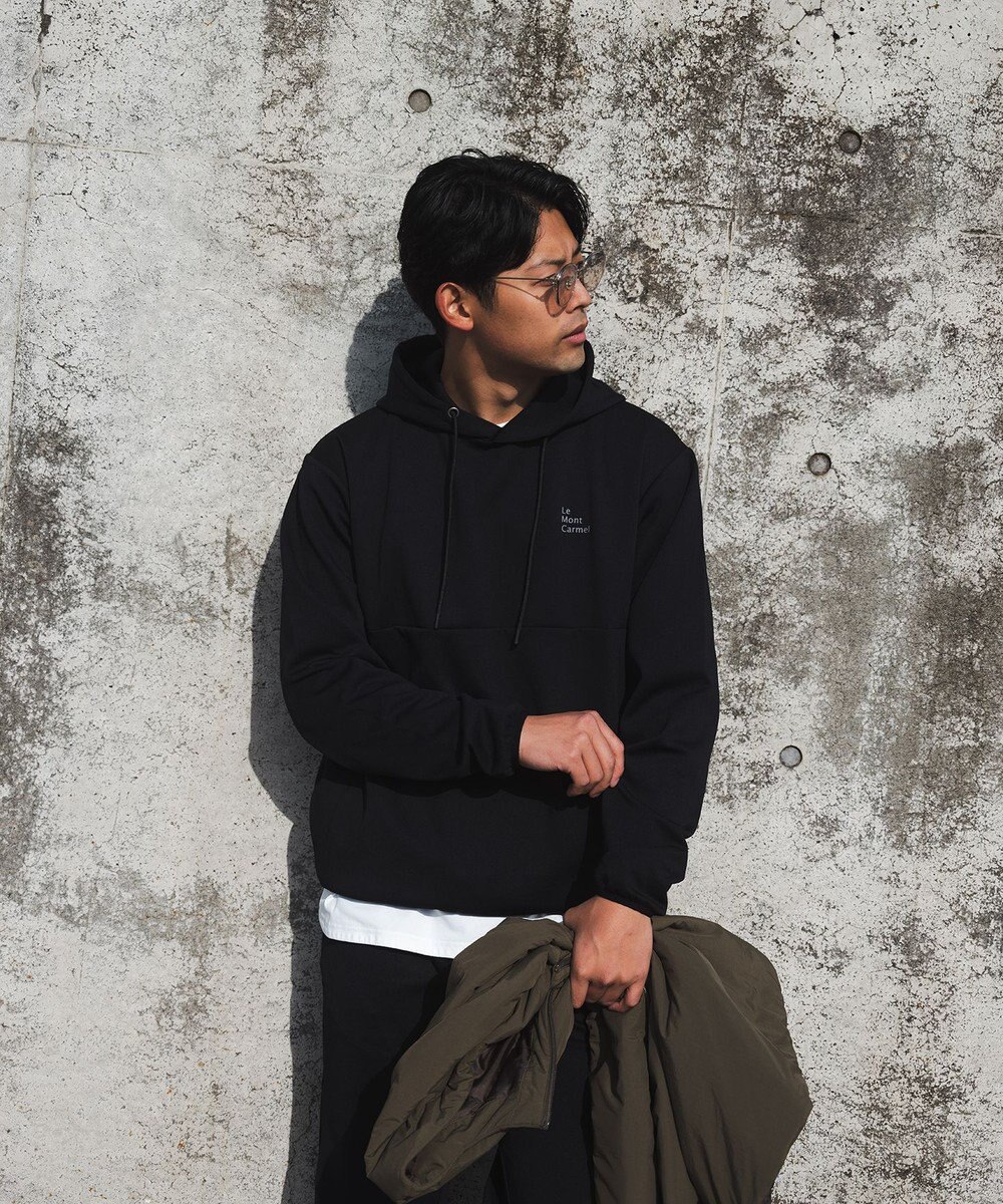 SHARE PARK MENS 【UVカット・吸水速乾・ストレッチ・軽量・アンチピリング 】ダンボールフードパーカー（L・XLサイズ） 