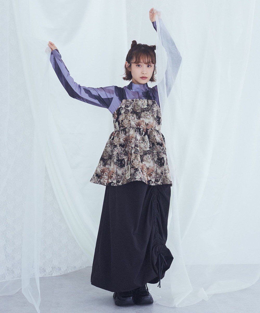 Green Parks ■高橋愛×ＧｒｅｅｎＰａｒｋｓプリントハイネック 