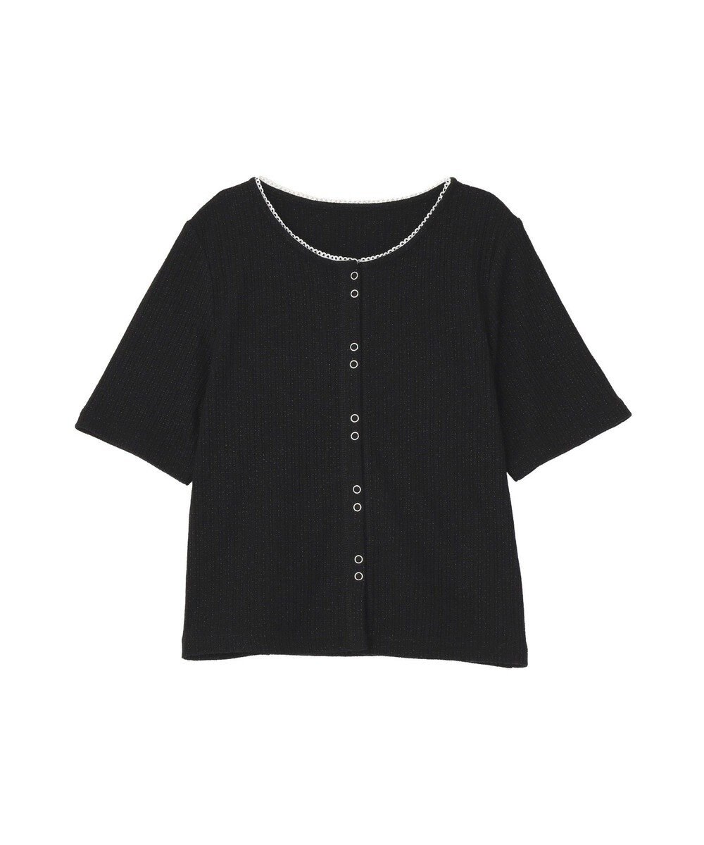 earth music&ecology チェーンリブラメカットソー 