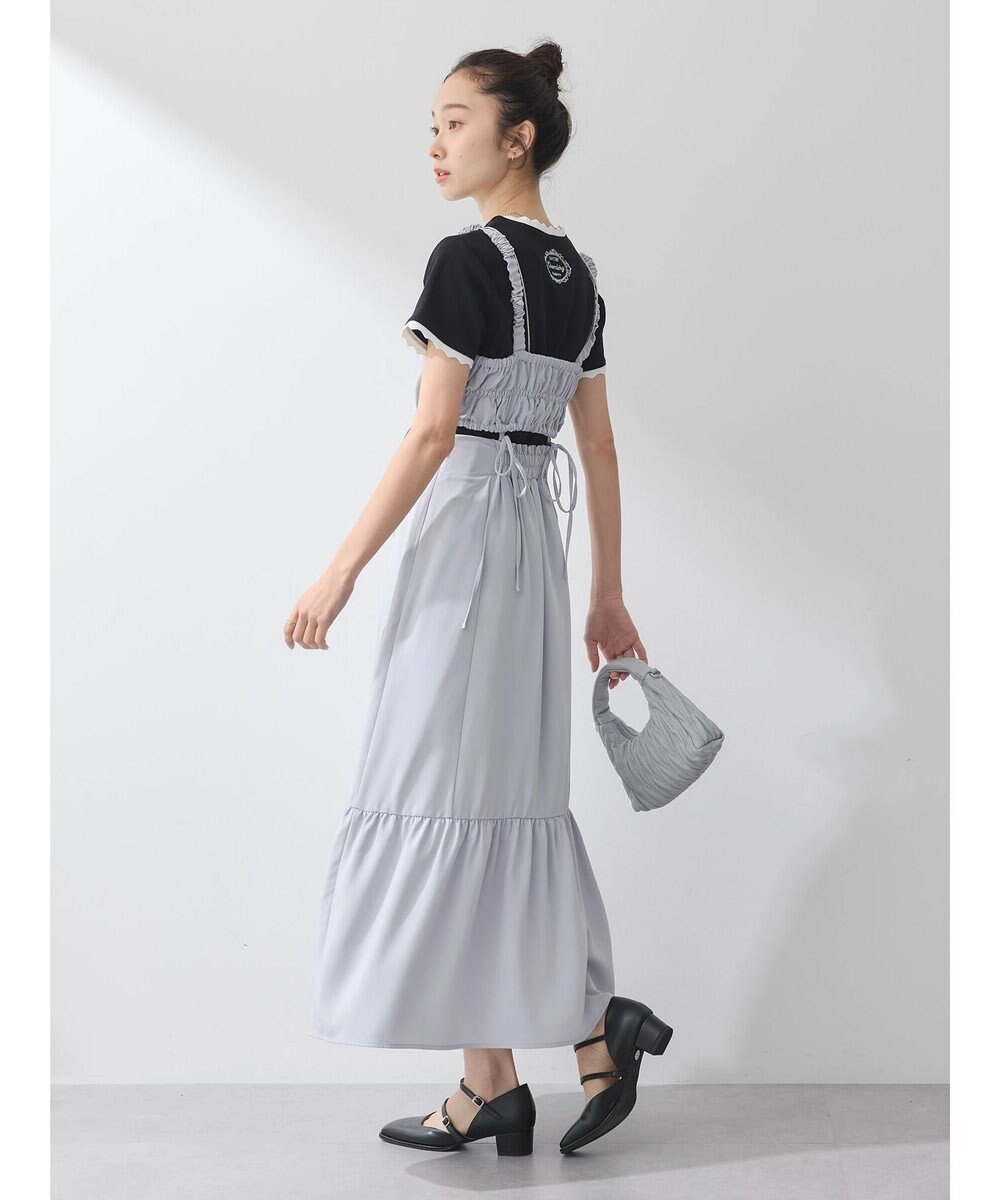 earth music&ecology マルチウェイビスチェリボンキャミワンピース 