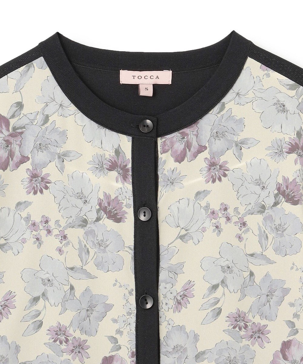 TOCCA 【大人百花掲載】【洗える】BOTANICAL GARDEN PARTY KNIT CARDIGAN カーディガン 