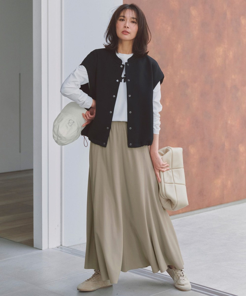 UNFILO フィブリル ロングスカート 