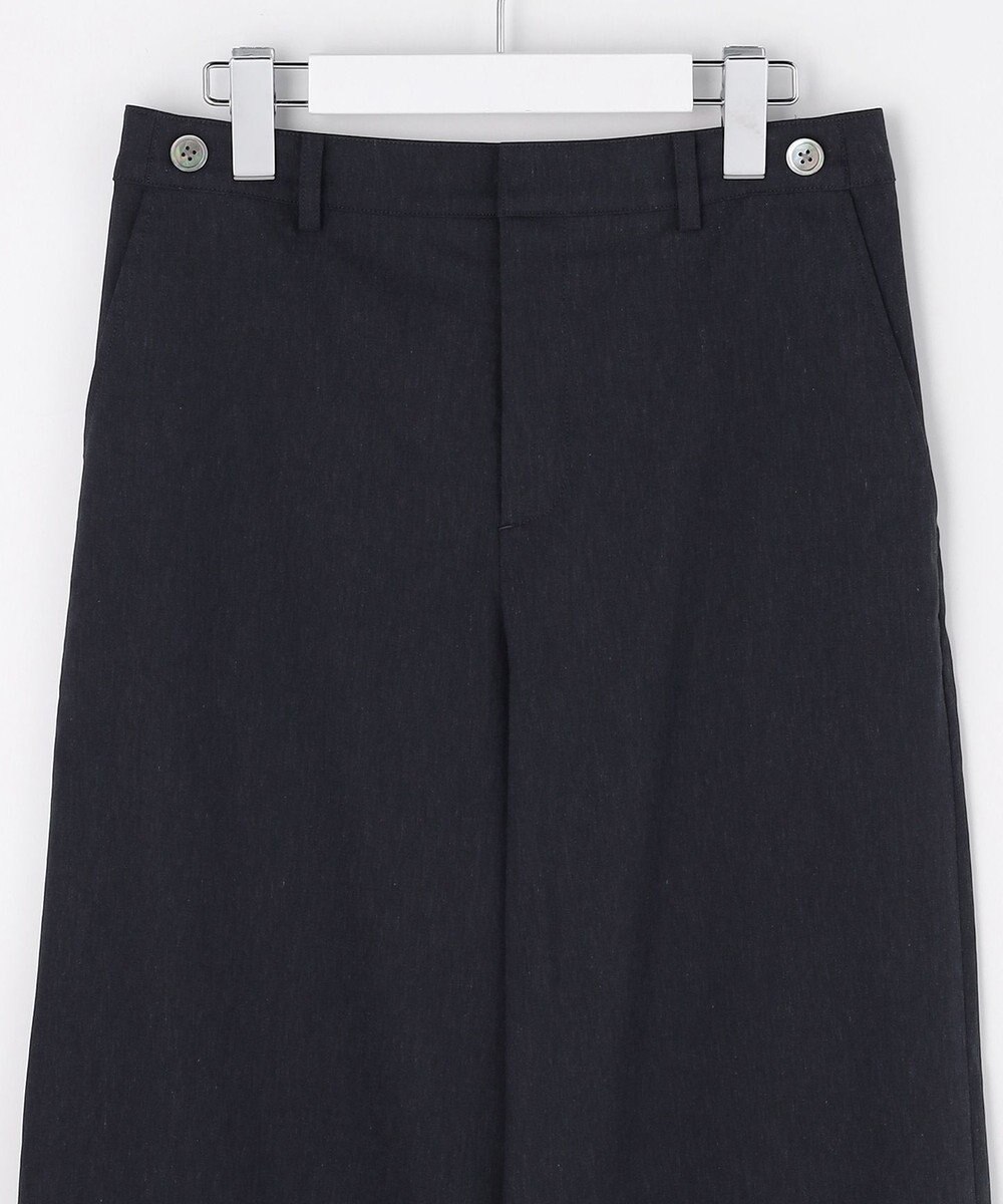 J.PRESS LADIES セルロースリネンストレッチ セミワイド パンツ 