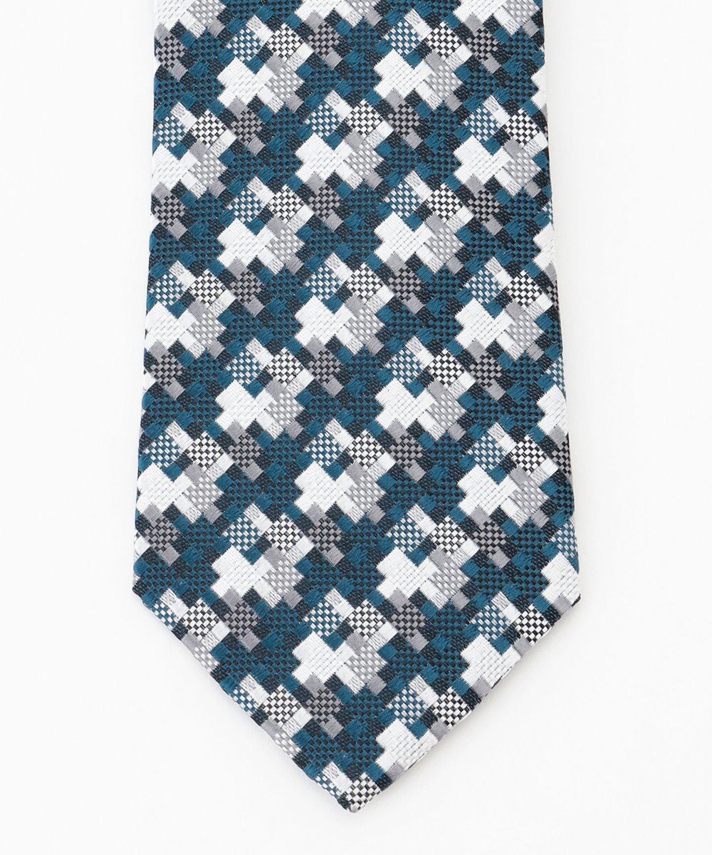 JOSEPH HOMME テクノハウンドトゥース　ネクタイ 