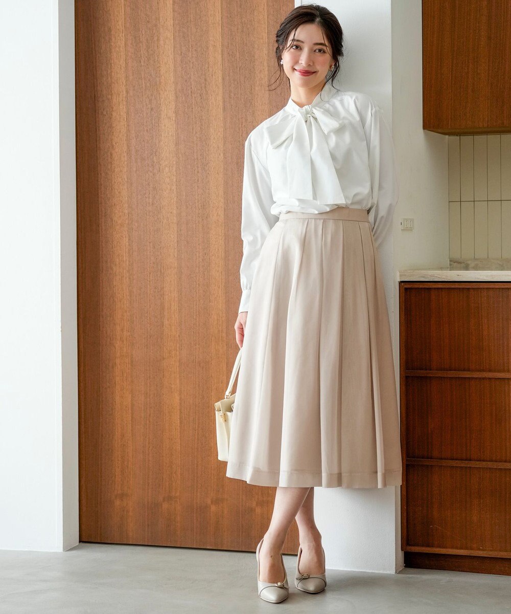 ANY SIS L 【2WAY】リボンギャザー ブラウス 