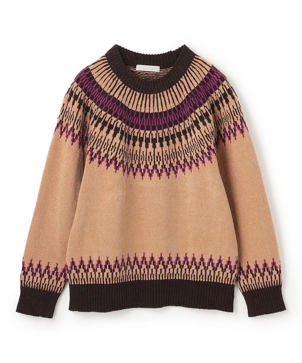 UNFILO MENS ライトモール ノルディックニット 