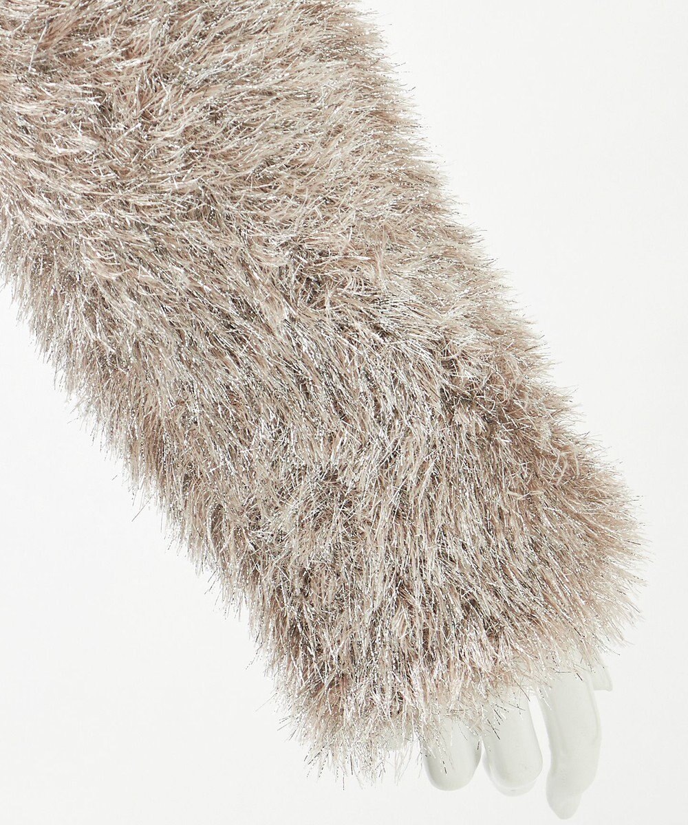 23区 L 【GOLD LABEL】メタリックファーモール ニット 