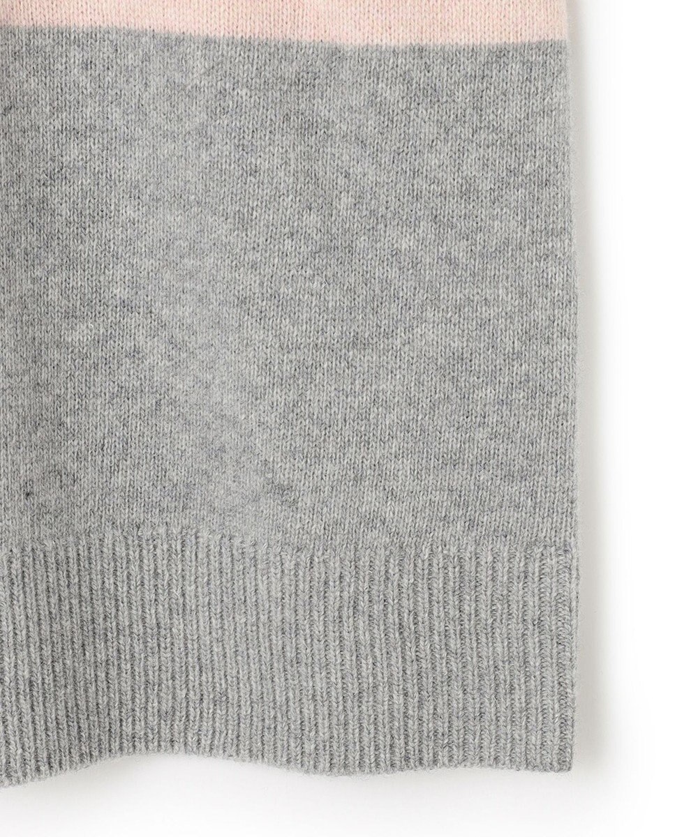 23区 【洗える】ウールナイロン カラーブロック ニット 