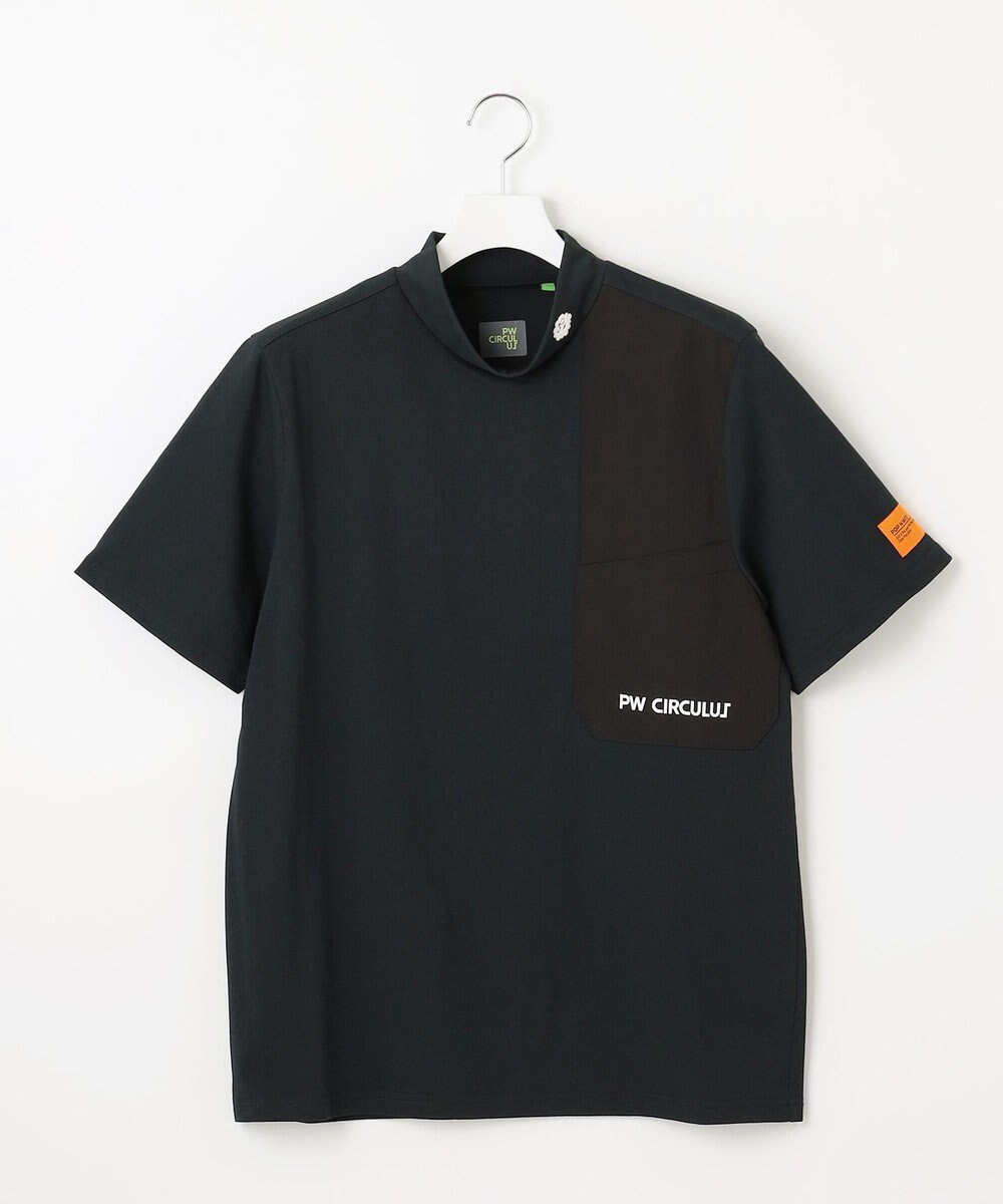 PW CIRCULUS 【吸水速乾 / UV遮蔽率99.5% UVカット / ストレッチ】【MEN】ポケットモックT ゴルフ 