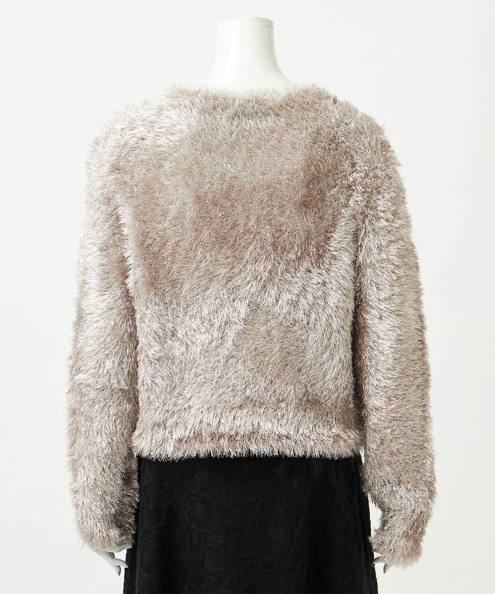 23区 L 【GOLD LABEL】メタリックファーモール ニット 