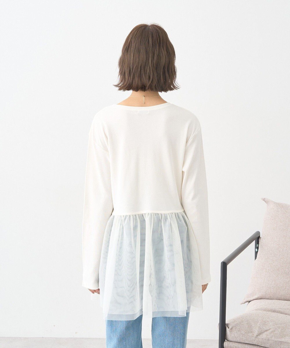 earth music&ecology 【吸湿発熱】あったかフェミニンインナー（チュールヘム） 