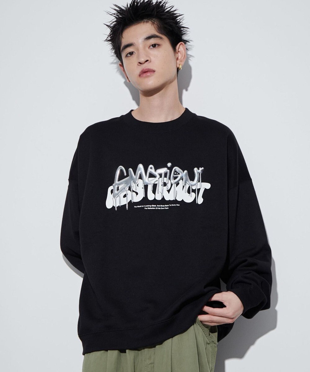 WEGO メタリックロゴプルオーバー 