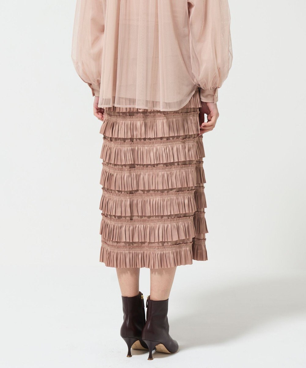 GRACE CONTINENTAL フリルタイトスカート 