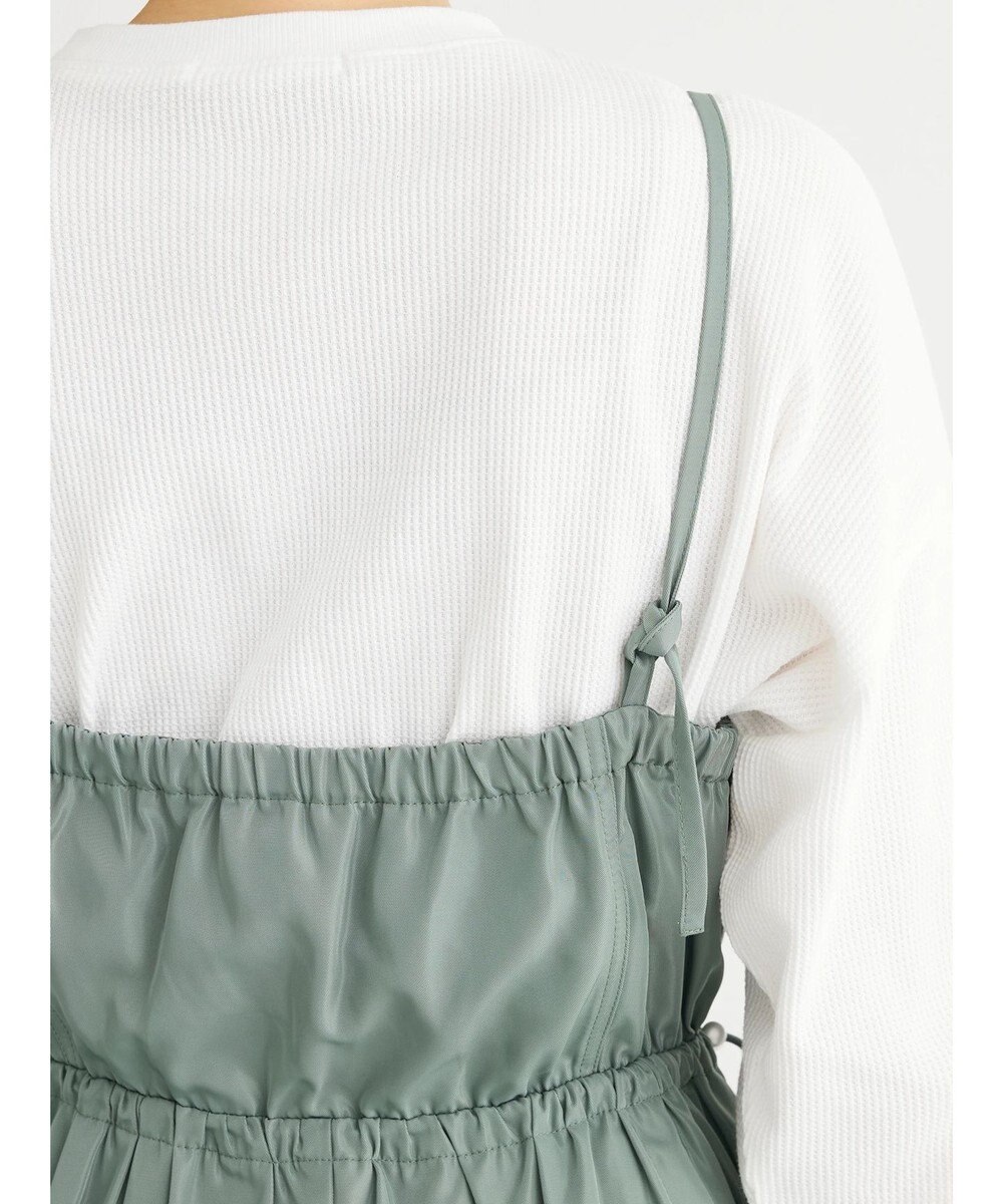 Green Parks ・ＳＵＧＡＲ　ＳＰＯＯＮ　コルセット風キャミワンピース 