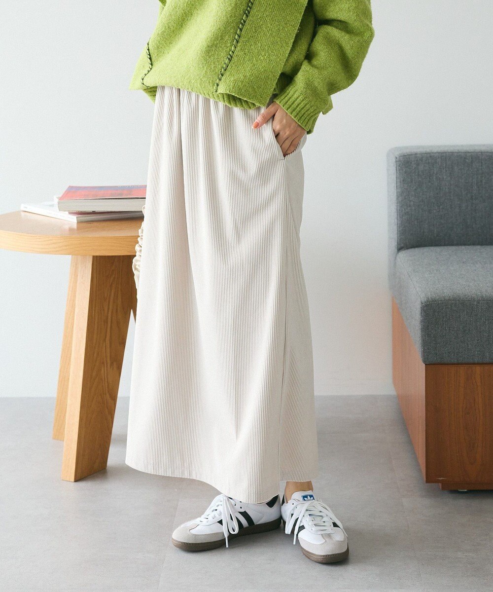 CRAFT STANDARD BOUTIQUE カットコーデュロイタイトスカート 