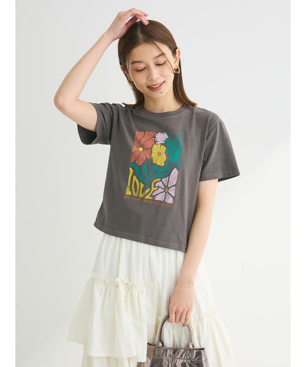 Green Parks ・Ｄｏｕｂｌｅ　Ｆｌａｇｓウ゛ィンテージライクプリントＴ 