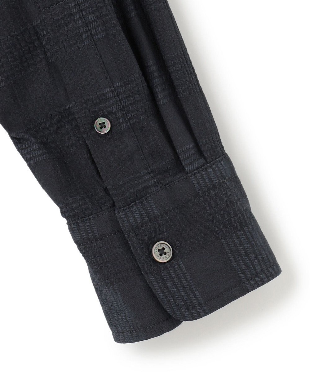 JOSEPH HOMME ドビーチェックストレッチ　ウイングカラーシャツ 
