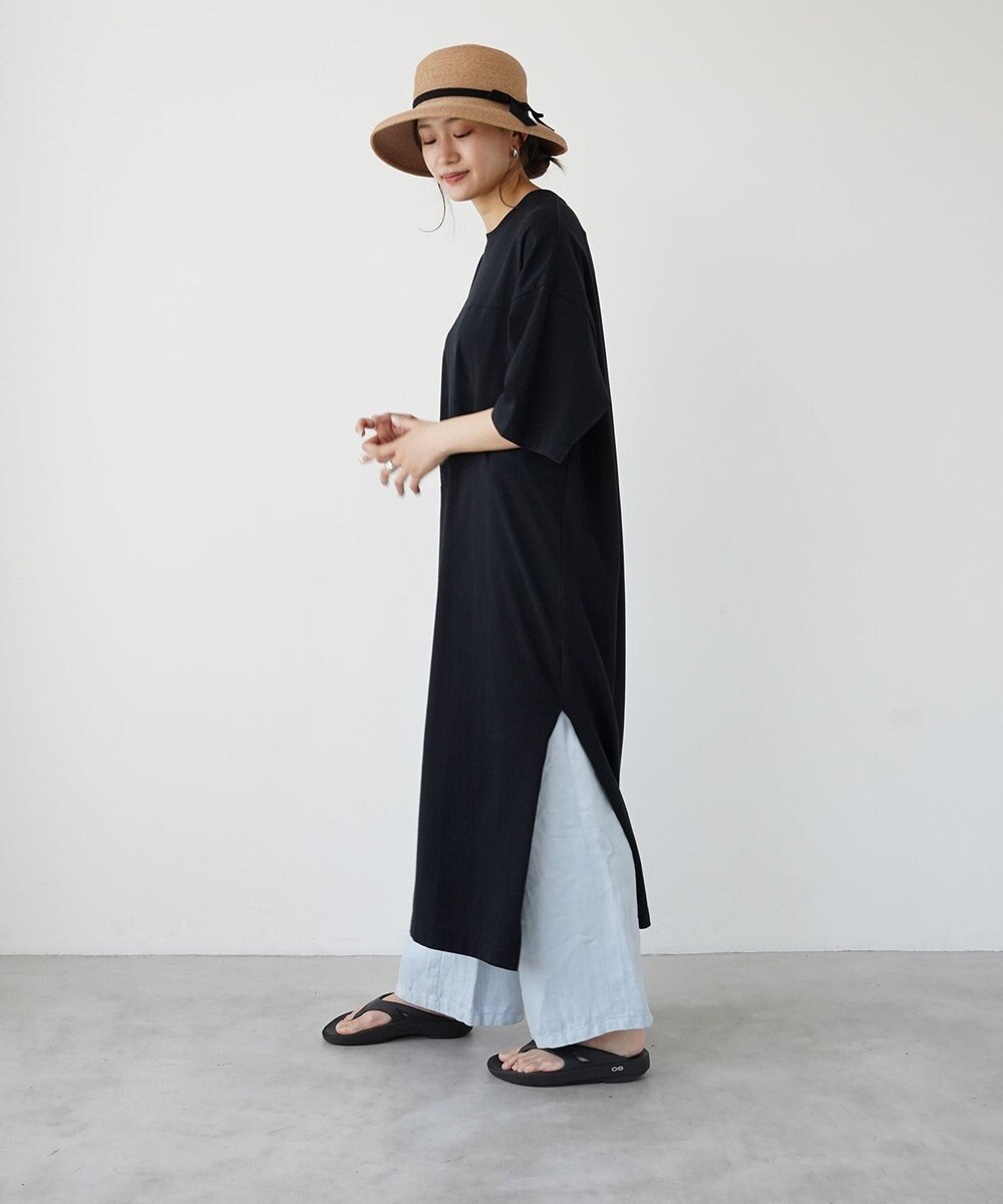 HAAG スマイルコットン SHORT SLEEVE ONEPIECE ワンピース 