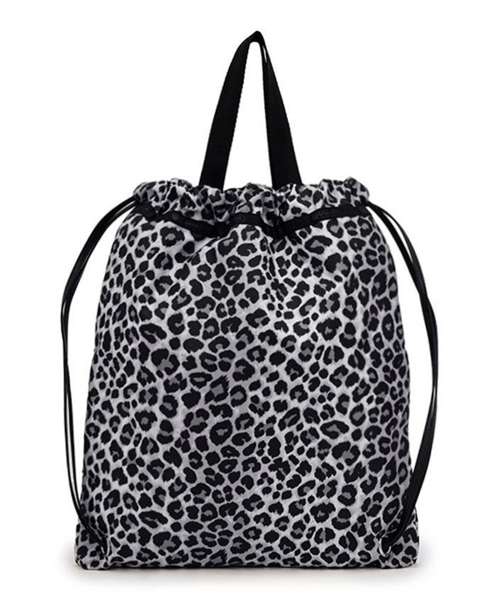 LeSportsac TH CITY KNAPSACK/アップタウンレオパード/ブラック 
