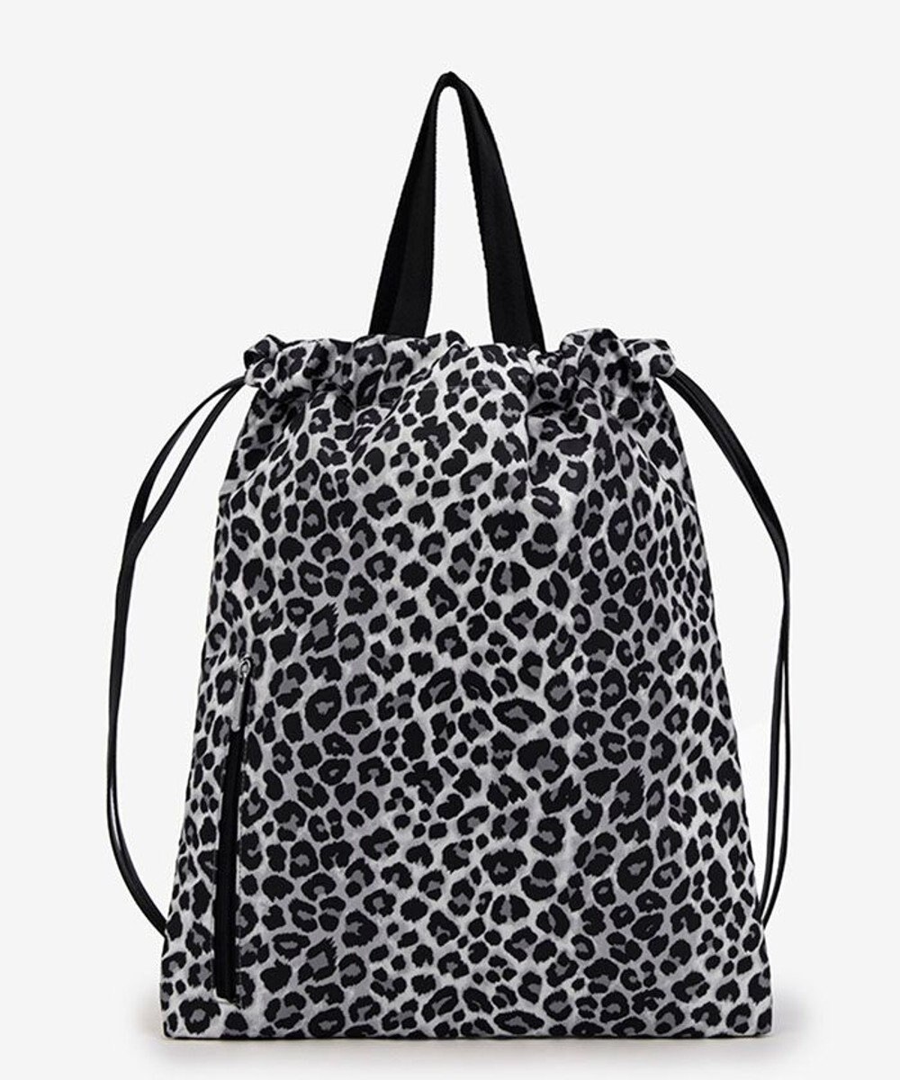 LeSportsac TH CITY KNAPSACK/アップタウンレオパード/ブラック 
