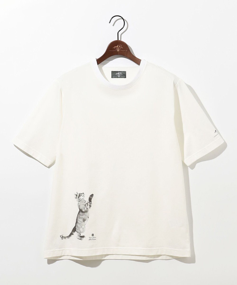 JOSEPH ABBOUD MOUNTAIN 【日本製・アーティストコラボレーション】プレーティング天竺Tシャツ 