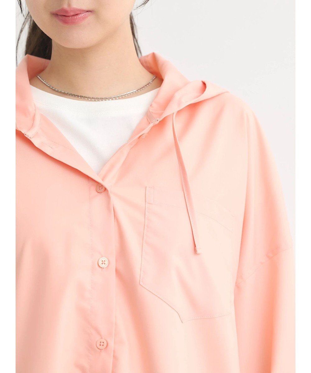 earth music&ecology フーディーシャツ 